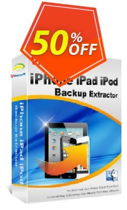 Coupon code Vibosoft iPhone/iPad/iPod Backup Extractor for Mac