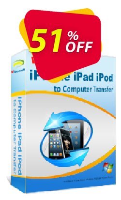 51% OFF Vibosoft iPad iPhone iPod to Computer Transfer Coupon code