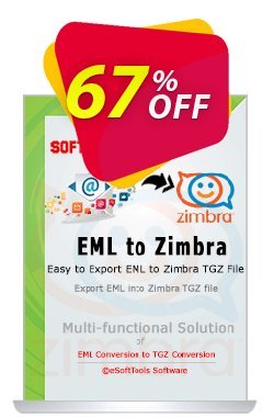 Coupon code eSoftTools EML to Zimbra Converter - Personal License