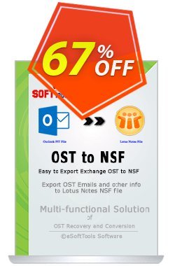 Coupon code eSoftTools OST to NSF Converter - Enterprise License