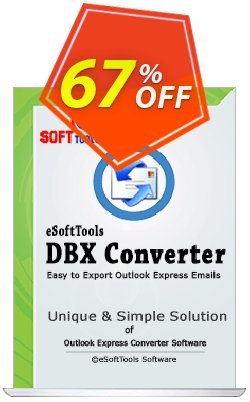 Coupon code eSoftTools DBX Converter - Corporate License