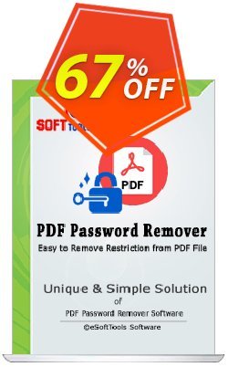 67% OFF eSoftTools PDF Password Remover - Technician License Coupon code