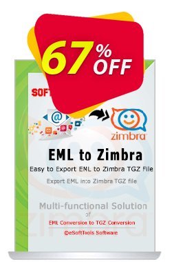 eSoftTools EML to Zimbra Converter - Enterprise License Coupon discount Coupon code eSoftTools EML to Zimbra Converter - Enterprise License - eSoftTools EML to Zimbra Converter - Enterprise License offer from eSoftTools Software