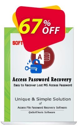 eSoftTools Access Password Recovery - Technician License Coupon, discount Coupon code eSoftTools Access Password Recovery - Technician License. Promotion: eSoftTools Access Password Recovery - Technician License offer from eSoftTools Software