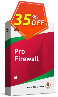 35% OFF ZoneAlarm Pro Firewall - 10 PCs License  Coupon code