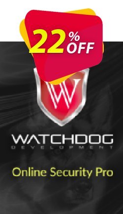 22% OFF Watchdog Online Security Pro Coupon code