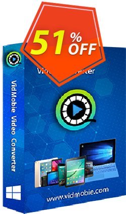 51% OFF VidMobie Video Converter - Lifetime License  Coupon code