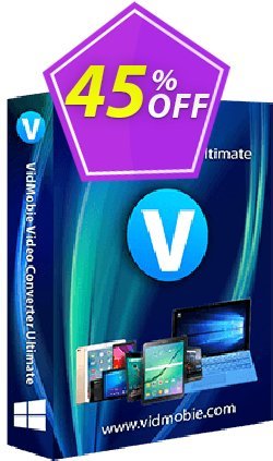 45% OFF VidMobie Video Converter Ultimate - Lifetime License  Coupon code