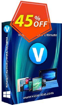 45% OFF VidMobie Video Converter Ultimate - 1 Year Subscription  Coupon code