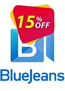 15% OFF BlueJeans Meetings PRO, verified