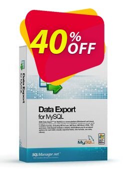 40% OFF EMS Data Export for MySQL - Business + 2 Year Maintenance Coupon code