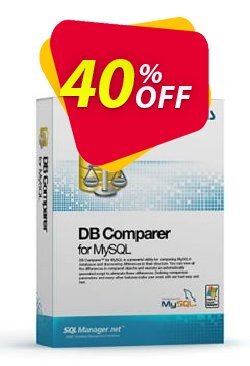 40% OFF EMS DB Comparer for MySQL - Business + 1 Year Maintenance Coupon code