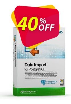 Coupon code EMS Data Import for PostgreSQL (Business) + 1 Year Maintenance