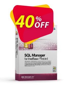 Coupon code EMS SQL Manager for InterBase/Firebird (Business) + 1 Year Maintenance