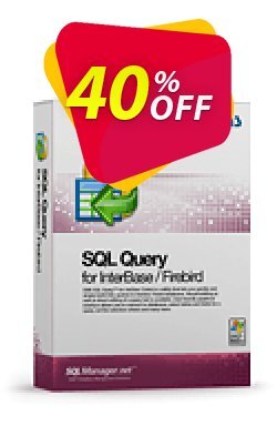 40% OFF EMS SQL Query for InterBase/Firebird - Business + 3 Year Maintenance Coupon code