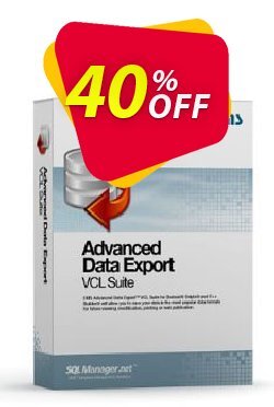 Coupon code Advanced Data Export VCL Suite (with sources) + 1 Year Maintenance