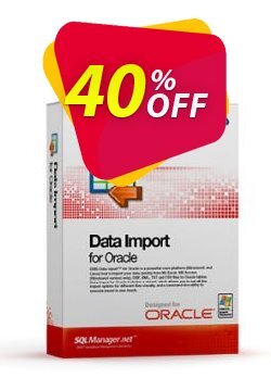 40% OFF EMS Data Import for Oracle - Business + 1 Year Maintenance Coupon code