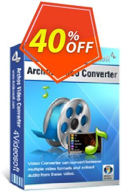 40% OFF 4Videosoft Archos Video Converter Coupon code