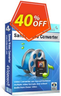 4Videosoft Sansa Video Converter excellent offer code 2024