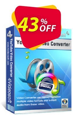 43% OFF 4Videosoft YouTube Video Converter Coupon code