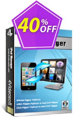 40% OFF 4Videosoft iPod Manager Coupon code