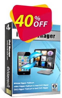 40% OFF 4Videosoft iPod Manager Coupon code