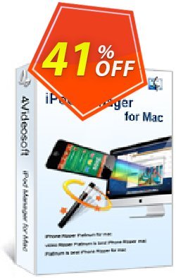 41% OFF 4Videosoft iPod Manager for Mac Coupon code