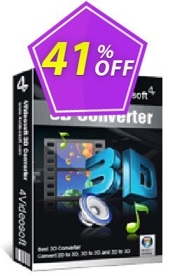 41% OFF 4Videosoft 3D Converter Coupon code