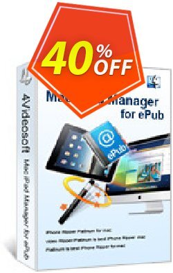 40% OFF 4Videosoft Mac iPad Manager for ePub Coupon code