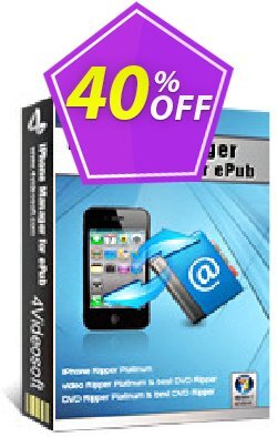 40% OFF 4Videosoft iPhone Manager for ePub Coupon code