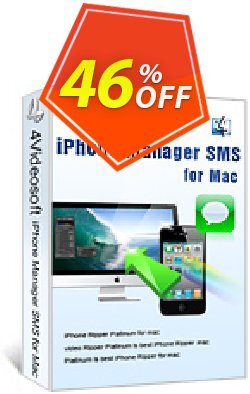 46% OFF 4Videosoft iPhone Manager SMS for Mac Coupon code