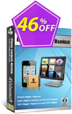 46% OFF 4Videosoft iPhone Contacts Backup Coupon code