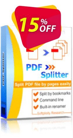 15% OFF Coolutils PDF Splitter Pro Coupon code