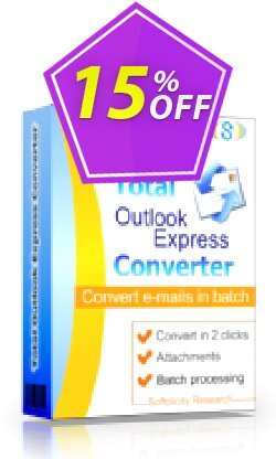 Coolutils Total Outlook Express Converter Coupon discount 15% OFF Coolutils Total Outlook Express Converter, verified - Dreaded discounts code of Coolutils Total Outlook Express Converter, tested & approved