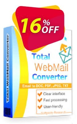 15% OFF Coolutils Total Webmail Converter, verified