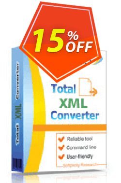 15% OFF Coolutils Total XML Converter, verified