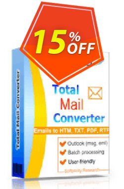 15% OFF Coolutils Total Mail Converter - Server License  Coupon code