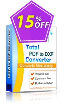15% OFF Coolutils Total PDF to DXF Converter Coupon code