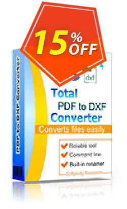 15% OFF Coolutils Total PDF to DXF Converter, verified