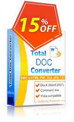 15% OFF Coolutils Total Doc Converter - Site License  Coupon code