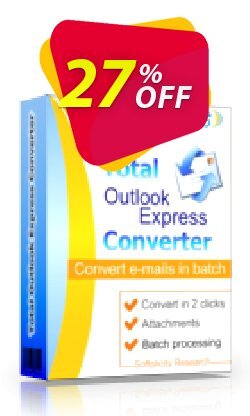 27% OFF Coolutils Total Outlook Express Converter - Commercial License  Coupon code