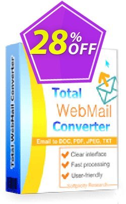 28% OFF Coolutils Total Webmail Converter - Commercial License  Coupon code