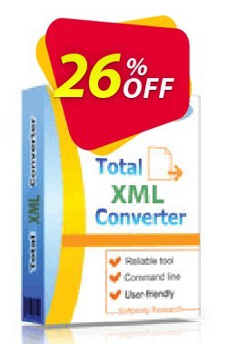 26% OFF Coolutils Total XML Converter - Commercial License  Coupon code