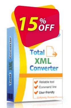 15% OFF Coolutils Total XML Converter - Site License  Coupon code