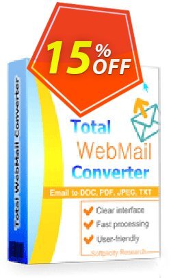 15% OFF Coolutils Total Webmail Converter - Site License  Coupon code