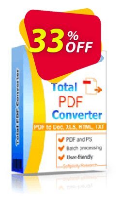 33% OFF Coolutils Total PDF Converter Coupon code