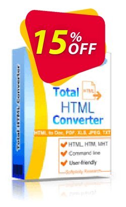 15% OFF CoolUtils Total HTML Converter Coupon code