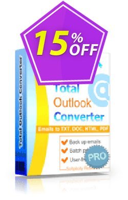 Coolutils Total Outlook Converter Pro Coupon discount 30% OFF JoyceSoft - 