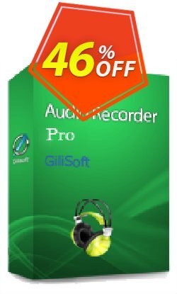 46% OFF GiliSoft Audio Recorder Pro Lifetime Coupon code