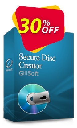30% OFF Gilisoft Secure Disc Creator - 3 PC / Lifetime Coupon code